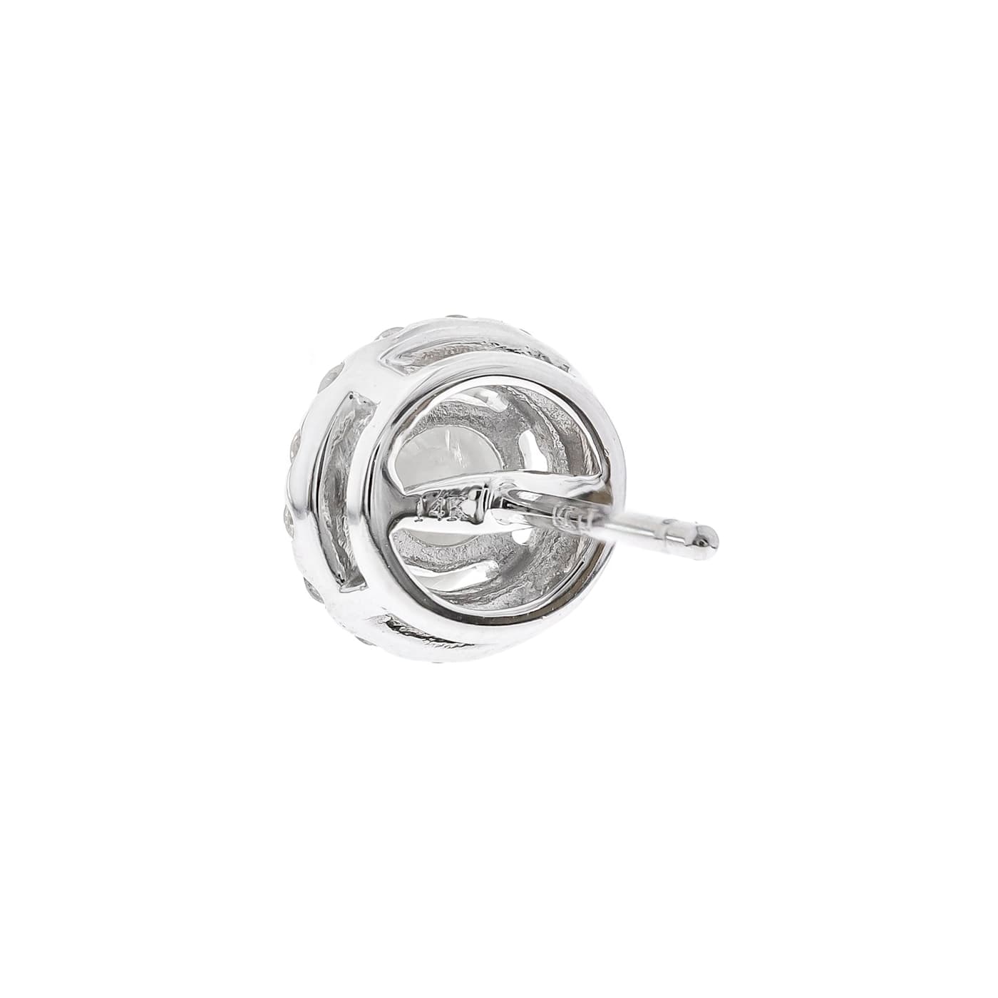 Gin & Grace 14K White Gold Natural Diamond Earring - 12STXA 