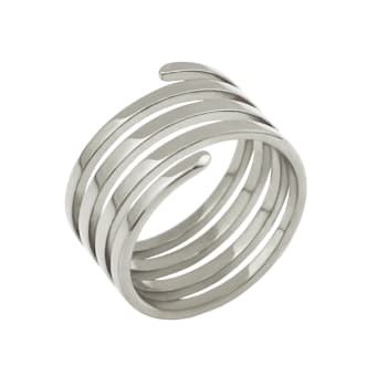 REBL Blur Hypoallergenic Steel Coil Ring