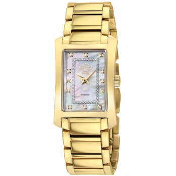 GV2 Womens Luino Diamond White MOP Dial, 316L Stainless Steel IPYG
Bracelet  Watch
