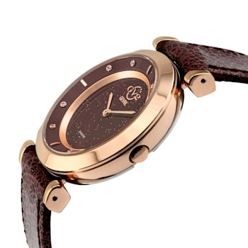 GV2 Womens Lombardy Watch, Burgundy strap