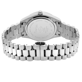 GV2 Women's Turin Diamond, White MOP DIal, Stainless Steel Watch