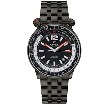 Gevril 48562 Men's Wallabout Solar Compass Swiss Automatic Watch