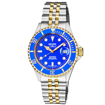 Gevril 4856B Men's Wall Street Stainless Steel Bracelet Watch