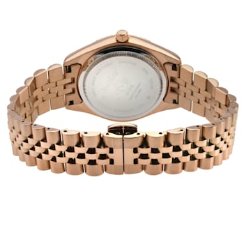 GV2 Naples Women's Brown Dial Rose Gold Watch