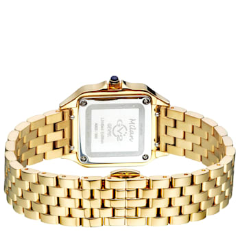 GV2 Milan Women's Silver Dial IPYG Stainless Steel Watch