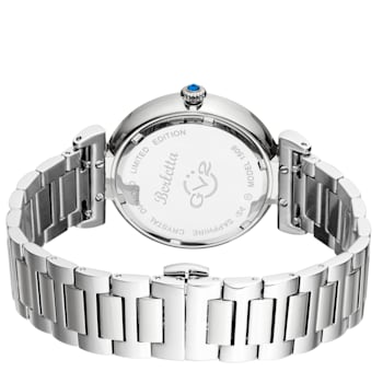 GV2 Berletta Women's Black Dial Stainless Steel Watch