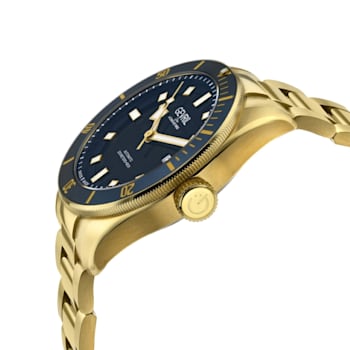 Gevril Men's 48602 Yorkville Swiss Automatic Gold IP Steel Date Watch