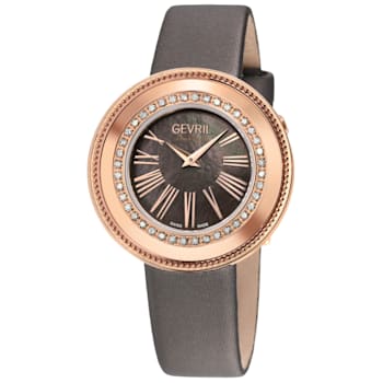 Gevril 12152 Women's Gandria Swiss Quartz Diamond Watch