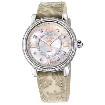 GV2 Womens Marsala leather watch