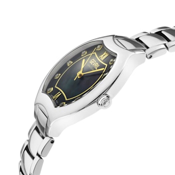 Gevril 11047B Lugano Swiss Quartz Diamond Watch