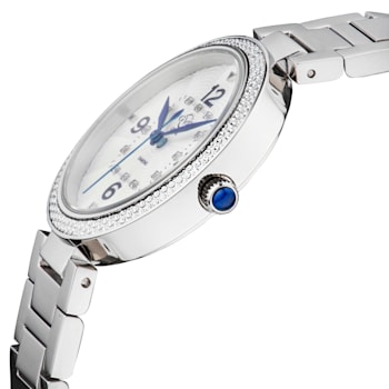 GV2 by Gevril Women's 14200B Piemonte Diamond Swiss Quartz Steel Watch