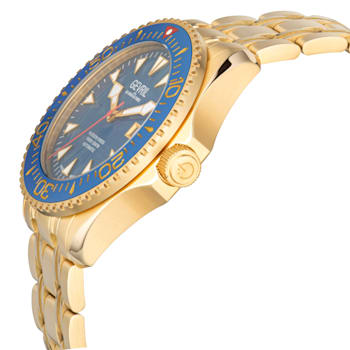 Gevril Men 48805 Hudson Yards Swiss Automatic Diver Rotating Ceramic
Bezel Watch
