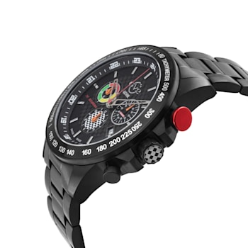 GV2 Men's Scuderia Black Dial Chronograph Date Watch