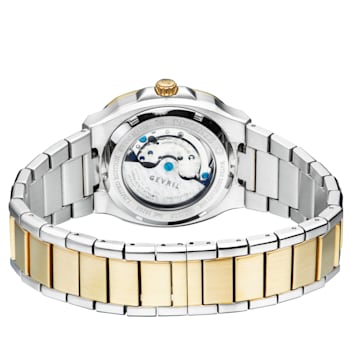 Gv2 By Gevril Men's 18103 Potente Swiss Automatic Two-Tone IP Steel Date Watch