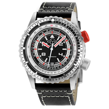 GV2 by Gevril Contasecondi 3505 Men's Swiss Automatic Unidirectional
Bezel Watch