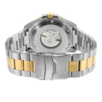 Gevril Men's Canal Street Stainless Steel Case, Black/White Dial,
Stainless Steel Bracelet.
