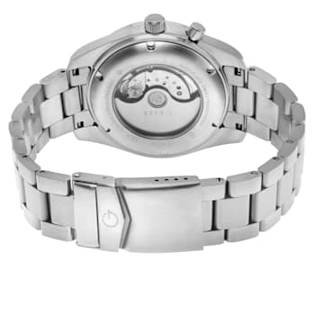 Gevril Men's Lenox Stainless Steel Blue Dial Automatic Watch