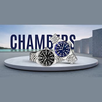 Gevril Men's 42601 Chamber Swiss Automatic Sellita SW200 Ceramic Bezel Watch