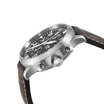 Gevril Men's Vaughn 316L Stainless Steel Case, Grey Dial, Genuine St.
Kigaly Brown Leather Watch