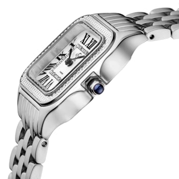 Gv2 By Gevril Women's 12110B Milan Diamond 316L Stainless Steel Watch