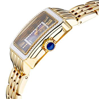 GV2 WOMEN S PADOVA  Black dial YG Bracelet Watch