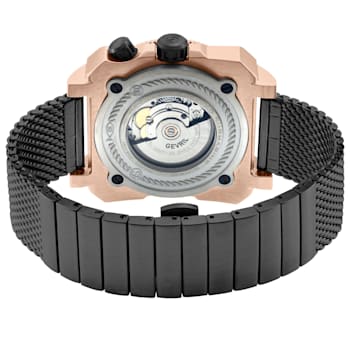GV2 Men's XO Submarine RG Case, RG/GRN Bezel, Olive Dial, Stainless
Steel Bracelet