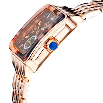 GV2 9249B Women's Bari Tortoise Swiss Quartz Diamond Watch