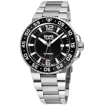 Gevril RiverSide Swiss Automatic Watch, Stainless Steel Bracelet