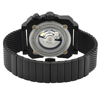 GV2 Men's XO Submarine BLK Case, BLK/BLK Bezel, Black Dial, Stainless
Steel Case
