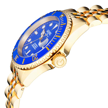 Gevril 4854B Men's Wall Street Stainless Steel Bracelet Watch
