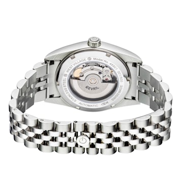 Gevril Men's Automatic West Village Tiffany Sunray Dial IPYG Stainless
Steel Bracelet