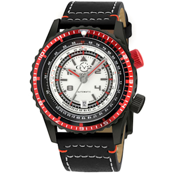 GV2 by Gevril Contasecondi 3508 Men's Swiss Automatic Unidirectional
Bezel Watch