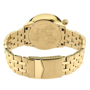 Gevril 48565 Men's Wallabout Solar Compass Swiss Automatic Watch