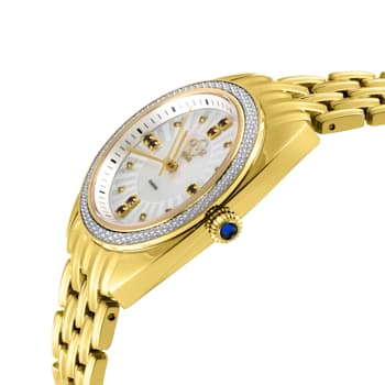 GV2 13102B Palermo Swiss Quartz Diamond Gemstone Watch