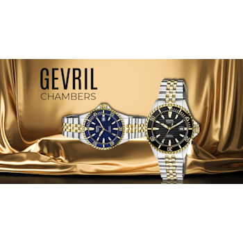 Gevril Men's 42603 Chamber Swiss Automatic Sellita SW200 Ceramic Bezel Watch