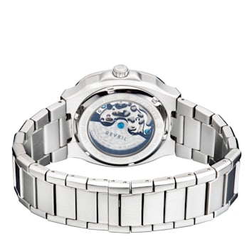 GV2 by Gevril Men's 18110 Potente Skeletal Swiss Automatic Steel
Bracelet Watch