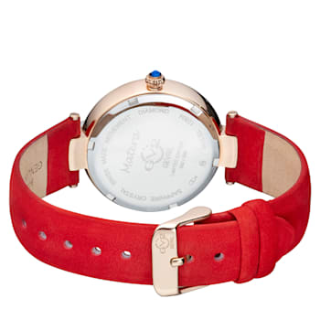 Gv2 By Gevril Women's 12804 Matera Diamonds MOP Dial Green Suede Swiss
Quartz Watch
