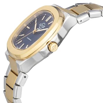 GV2 by Gevril Men's 18106 Potente Swiss Automatic Blue Dial Two/Tone IP
YG Watch
