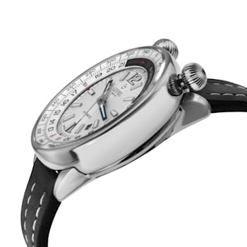 Gevril Men's Wallabout Silver Dial Stainless Steel Watch