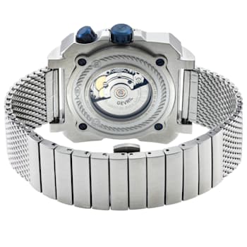 GV2 Men's XO Submarine SS Case, SS/BLUE Bezel, Blue Dial, Stainless
Steel Bracelet