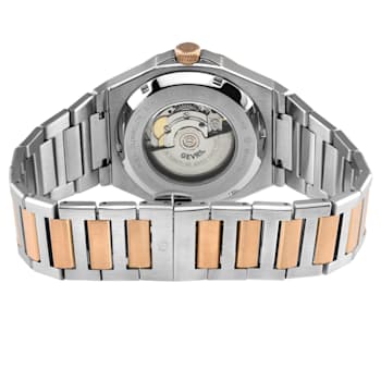 Gevril Men's High Line Automatic Watch SS Case, Green Sapphire Crystal
Top Ring, SS/IPRG  Bracelet