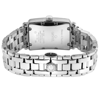 Gevril Ave of Americas Mini Women’s Stainless Steel Case,White MOP Dial Watch