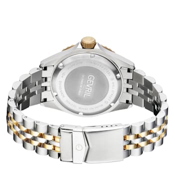 Gevril 4856B Men's Wall Street Stainless Steel Bracelet Watch