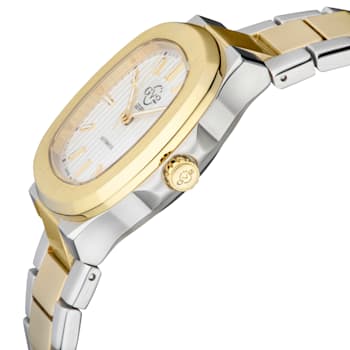Gv2 By Gevril Men's 18103 Potente Swiss Automatic Two-Tone IP Steel Date Watch