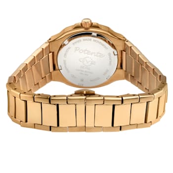 GV2 Potente Lady White MOP dial, 316L Stainless Steel IPRG Diamond
Bracelet Watch