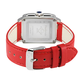 GV2 Padova Women's-Genuine Red Vegan Leather Strap