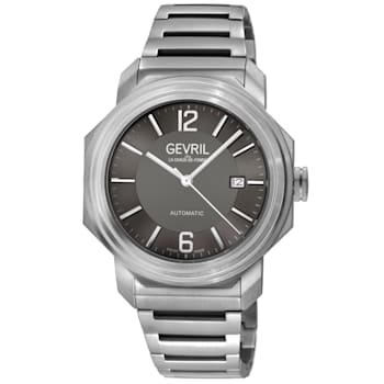 Gevil 46531B Men's Roosevelt Titanium Swiss Automatic Watch