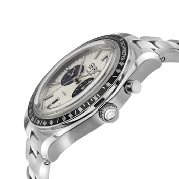 Gevril Men's Lenox Stainless Steel White Dial Automatic Watch