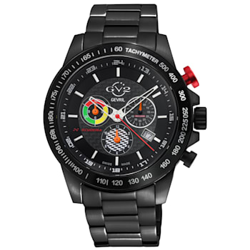 GV2 Men's Scuderia Black Dial Chronograph Date Watch