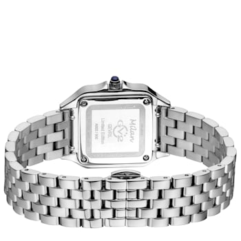 Gv2 By Gevril Women's 12110B Milan Diamond 316L Stainless Steel Watch